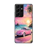 Dali Design Samsung Galaxy S21 Ultra Uyumlu Şeffaf Kılıf Araba Tasarımlı 3