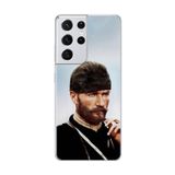 Dali Design Samsung Galaxy S21 Ultra Uyumlu Şeffaf Kılıf Atatürk 2 Tasarımlı