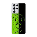 Dali Design Samsung Galaxy S21 Ultra Uyumlu Şeffaf Kılıf Devil 1 Tasarımlı
