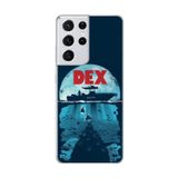 Dali Design Samsung Galaxy S21 Ultra Uyumlu Şeffaf Kılıf Dexter Tasarımlı