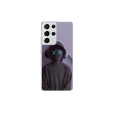 Dali Design Samsung Galaxy S21 Ultra Uyumlu Şeffaf Kılıf No Face 2 Tasarımlı