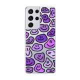 Dali Design Samsung Galaxy S21 Ultra Uyumlu Şeffaf Kılıf Şeffaf Wallpaper 6 Tasarımlı