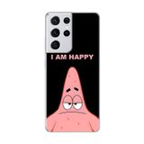 Dali Design Samsung Galaxy S21 Ultra Uyumlu Şeffaf Kılıf Sponge Bob Tasarımlı 2