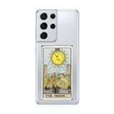 Dali Design Samsung Galaxy S21 Ultra Uyumlu Şeffaf Kılıf The Moon Tasarımlı