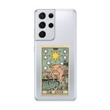 Dali Design Samsung Galaxy S21 Ultra Uyumlu Şeffaf Kılıf The Star Tasarımlı