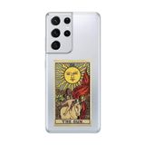 Dali Design Samsung Galaxy S21 Ultra Uyumlu Şeffaf Kılıf The Sun Tasarımlı