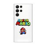 Dali Design Samsung Galaxy S22 Ultra Uyumlu Şeffaf Kılıf 2 Mario Tasarımlı