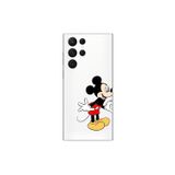 Dali Design Samsung Galaxy S22 Ultra Uyumlu Şeffaf Kılıf Couple Mickey 1 Tasarımlı