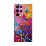 Dali Design Samsung Galaxy S22 Ultra Uyumlu Şeffaf Kılıf Graffiti 3 Tasarımlı