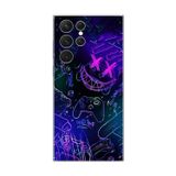 Dali Design Samsung Galaxy S22 Ultra Uyumlu Şeffaf Kılıf Graffiti 4 Tasarımlı