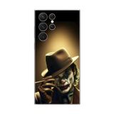 Dali Design Samsung Galaxy S22 Ultra Uyumlu Şeffaf Kılıf Joker Tasarımlı