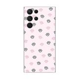 Dali Design Samsung Galaxy S22 Ultra Uyumlu Şeffaf Kılıf Minies 3 Tasarımlı