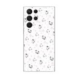 Dali Design Samsung Galaxy S22 Ultra Uyumlu Şeffaf Kılıf Minies 4 Tasarımlı