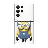 Dali Design Samsung Galaxy S22 Ultra Uyumlu Şeffaf Kılıf Minions Tasarımlı