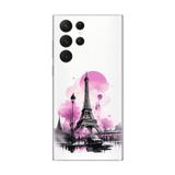 Dali Design Samsung Galaxy S22 Ultra Uyumlu Şeffaf Kılıf Paris 1 Tasarımlı