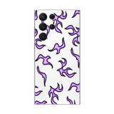 Dali Design Samsung Galaxy S22 Ultra Uyumlu Şeffaf Kılıf Şeffaf Wallpaper 3 Tasarımlı