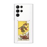 Dali Design Samsung Galaxy S22 Ultra Uyumlu Şeffaf Kılıf The Fool Tasarımlı