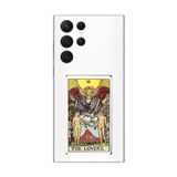 Dali Design Samsung Galaxy S22 Ultra Uyumlu Şeffaf Kılıf The Lovers Tasarımlı