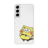 Dali Design Samsung Galaxy S22 Uyumlu Şeffaf Kılıf Sünger Bob Mini Tasarımlı