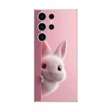 Dali Design Samsung Galaxy S23 Ultra Uyumlu Şeffaf Kılıf 5 Peluş Tasarımlı