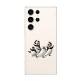Dali Design Samsung Galaxy S23 Ultra Uyumlu Şeffaf Kılıf Cartoon Madagaskar P. 8 Tasarımlı