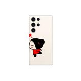 Dali Design Samsung Galaxy S23 Ultra Uyumlu Şeffaf Kılıf Couple Garry 2 Tasarımlı