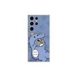 Dali Design Samsung Galaxy S23 Ultra Uyumlu Şeffaf Kılıf Couple Tom 1 Tasarımlı