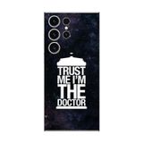 Dali Design Samsung Galaxy S23 Ultra Uyumlu Şeffaf Kılıf Doctor Who Tasarımlı
