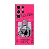 Dali Design Samsung Galaxy S23 Ultra Uyumlu Şeffaf Kılıf Graffiti 1 Tasarımlı