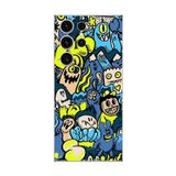 Dali Design Samsung Galaxy S23 Ultra Uyumlu Şeffaf Kılıf Graffiti 11 Tasarımlı
