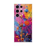 Dali Design Samsung Galaxy S23 Ultra Uyumlu Şeffaf Kılıf Graffiti 3 Tasarımlı