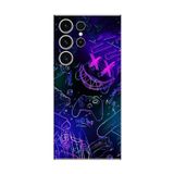 Dali Design Samsung Galaxy S23 Ultra Uyumlu Şeffaf Kılıf Graffiti 4 Tasarımlı