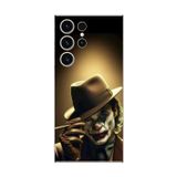 Dali Design Samsung Galaxy S23 Ultra Uyumlu Şeffaf Kılıf Joker Tasarımlı