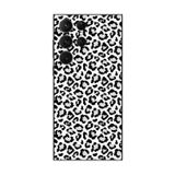 Dali Design Samsung Galaxy S23 Ultra Uyumlu Şeffaf Kılıf Leopar Tasarımlı 2