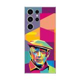 Dali Design Samsung Galaxy S23 Ultra Uyumlu Şeffaf Kılıf Pablo Picasso Tasarımlı