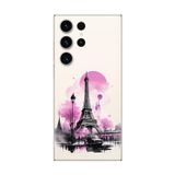 Dali Design Samsung Galaxy S23 Ultra Uyumlu Şeffaf Kılıf Paris 1 Tasarımlı