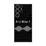 Dali Design Samsung Galaxy S23 Ultra Uyumlu Şeffaf Kılıf R U Mine Couple (Çift) Tasarımlı