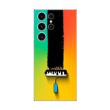 Dali Design Samsung Galaxy S23 Ultra Uyumlu Şeffaf Kılıf Renk 1 Tasarımlı