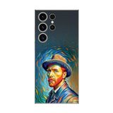 Dali Design Samsung Galaxy S23 Ultra Uyumlu Şeffaf Kılıf Vincent Van Gogh Tasarımlı