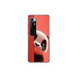 Dali Design Xiaomi Mi 10 Pro Uyumlu Şeffaf Kılıf 4 Peluş Panda Tasarımlı