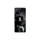 Dali Design Xiaomi Mi 11 Uyumlu Şeffaf Kılıf Death Note 2 Tasarımlı