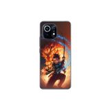 Dali Design Xiaomi Mi 11 Uyumlu Şeffaf Kılıf Demon Slayer 1 Tasarımlı