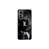 Dali Design Xiaomi Mi 12 Lite Uyumlu Şeffaf Kılıf Death Note 2 Tasarımlı
