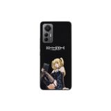 Dali Design Xiaomi Mi 12 Lite Uyumlu Şeffaf Kılıf Death Note 3 Tasarımlı