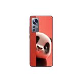 Dali Design Xiaomi Mi 12 Uyumlu Şeffaf Kılıf 4 Peluş Panda Tasarımlı