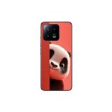 Dali Design Xiaomi Mi 13 Pro Uyumlu Şeffaf Kılıf 4 Peluş Panda Tasarımlı