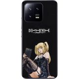 Dali Design Xiaomi Mi 13 Uyumlu Şeffaf Kılıf Death Note 3 Tasarımlı