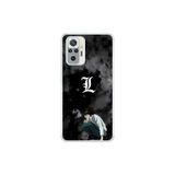 Dali Design Xiaomi Redmi Note 10 Pro Uyumlu Şeffaf Kılıf Death Note 2 Tasarımlı