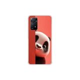 Dali Design Xiaomi Redmi Note 11 Pro Uyumlu Şeffaf Kılıf 4 Peluş Panda Tasarımlı