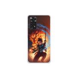 Dali Design Xiaomi Redmi Note 11 Uyumlu Şeffaf Kılıf Demon Slayer 1 Tasarımlı